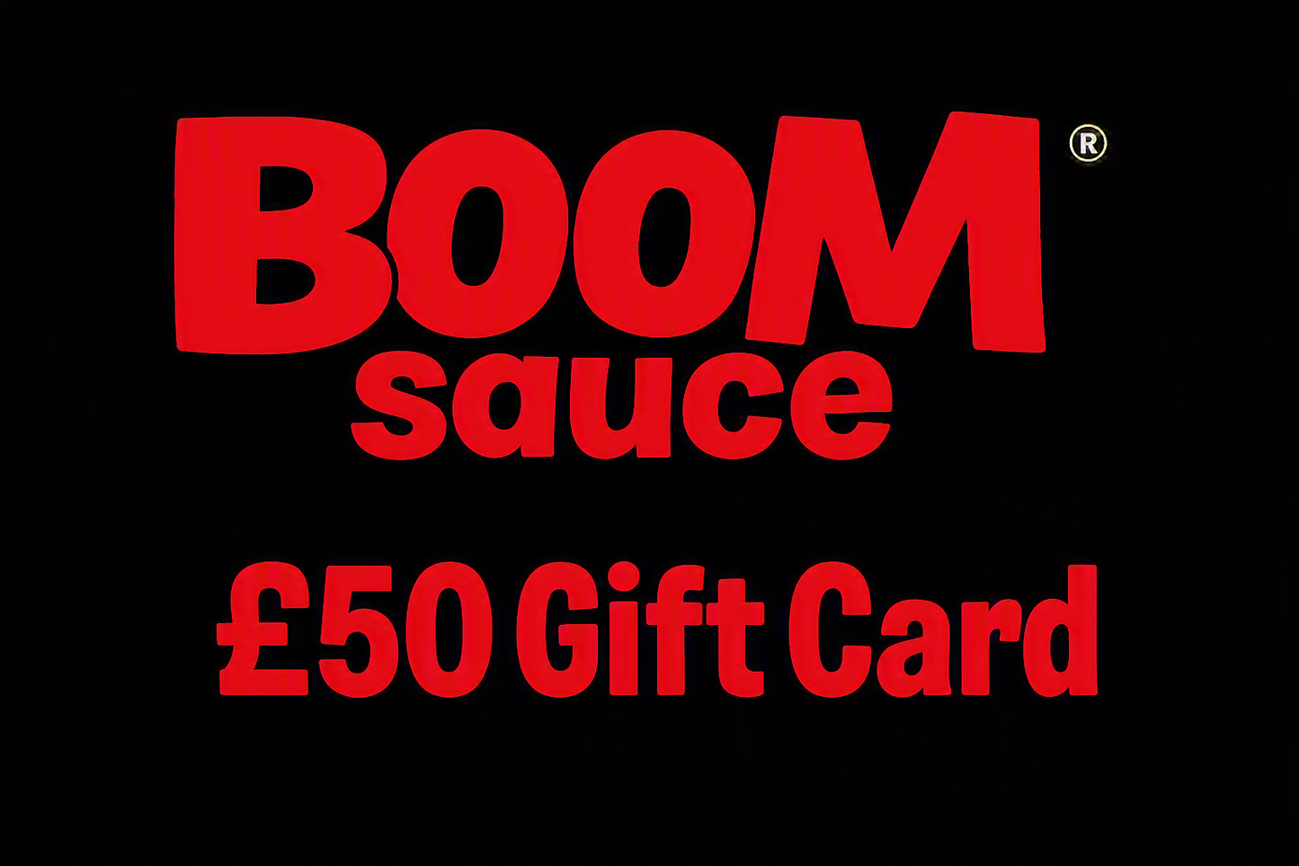 Boom Sauce Gift Card