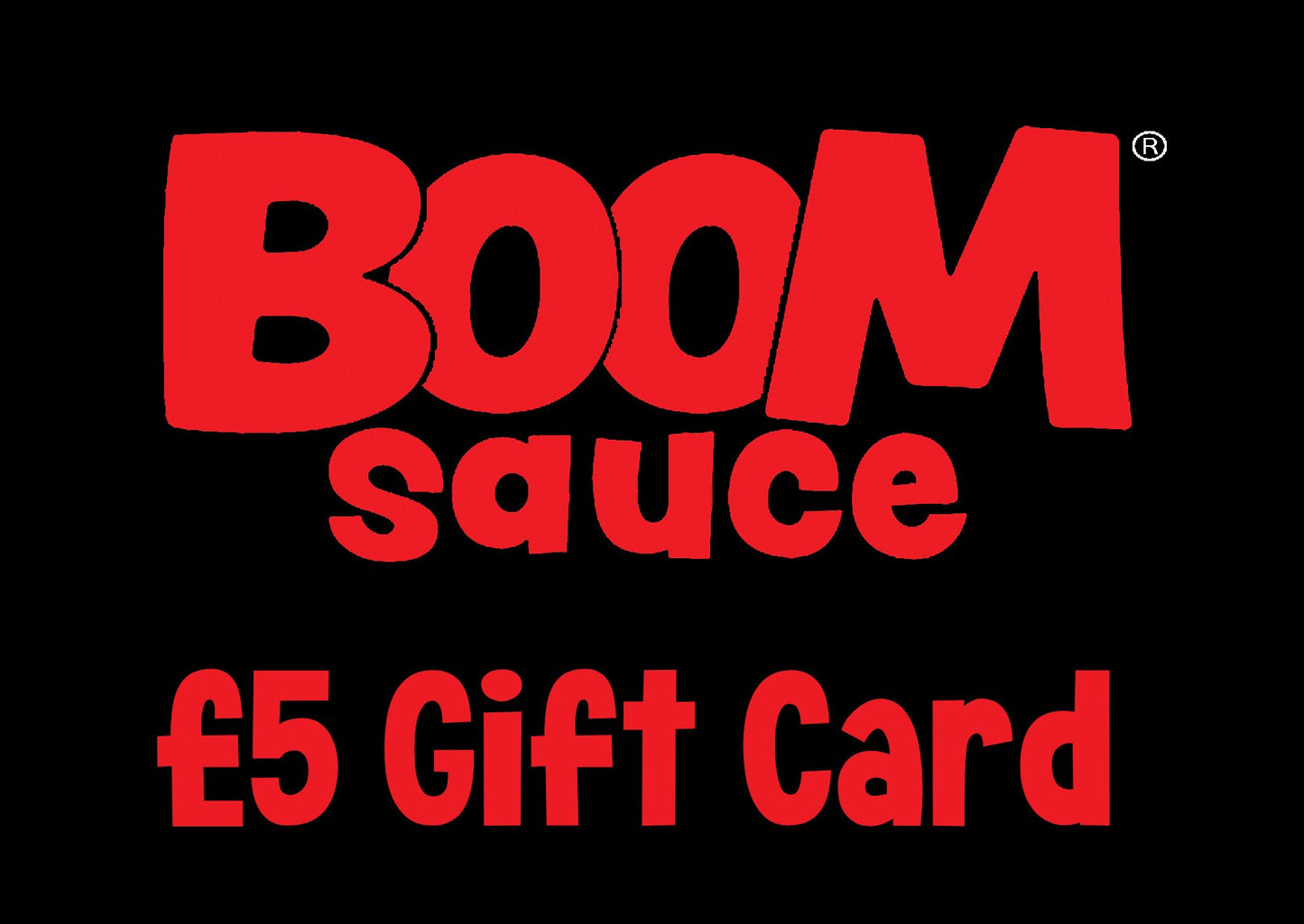 Boom Sauce Gift Card