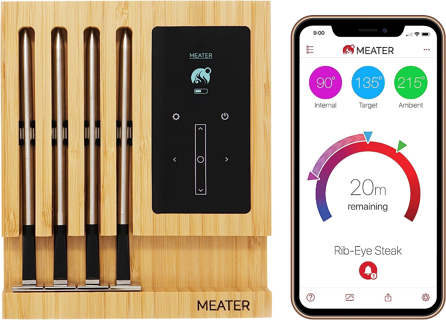 MEATER Block Premium Wireless Smart Meat Thermometer – Boom Sauce