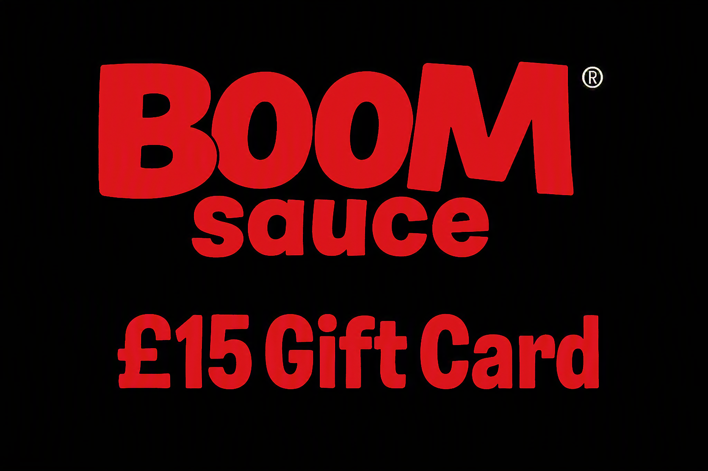 Boom Sauce Gift Card