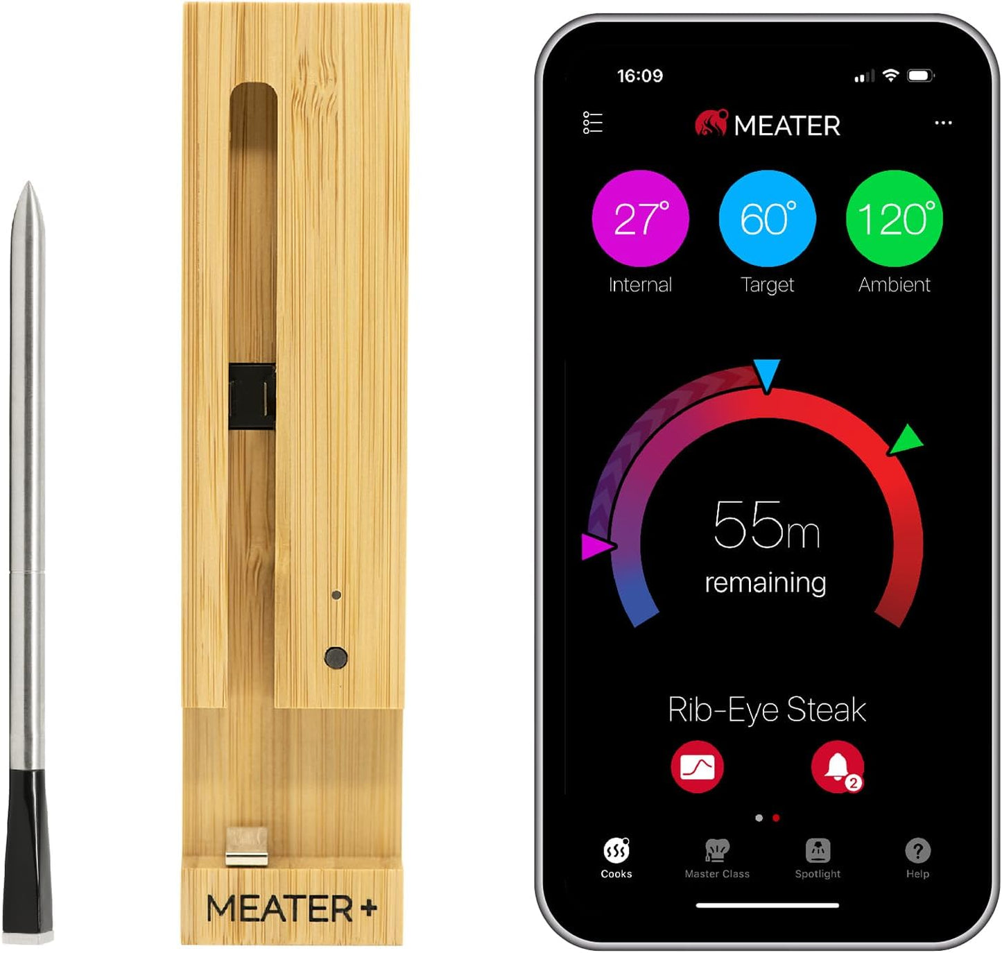 MEATER Plus Long Range Wireless Smart Meat Thermometer