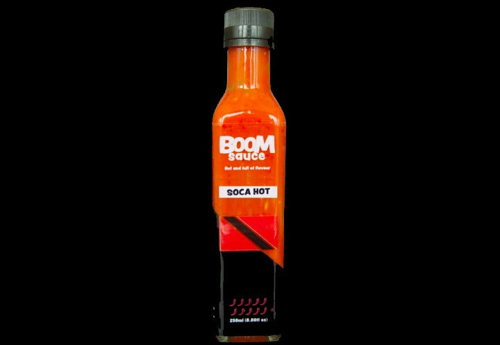 Soca Hot 250ml super hot sauce bottle