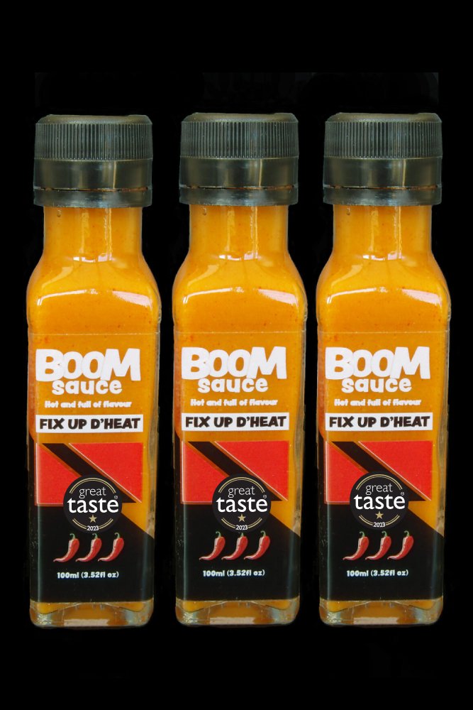 Fix Up D'heat - Great Taste Award 2023 - 100ml Trio Offer